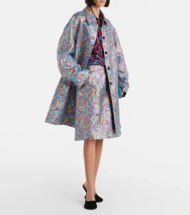 Dries Van Noten Brocade coat | Thumbnail 3 Dries Van Noten Brocade coat | Thumbnail 3