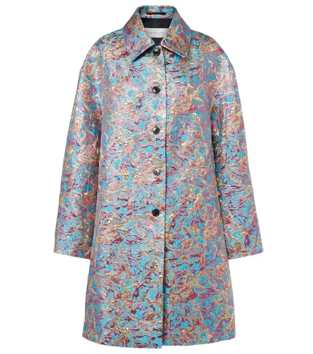 Dries Van Noten Brocade coat