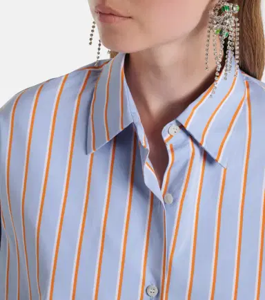 Dries Van Noten Striped cotton shirt | Thumbnail 4 Dries Van Noten Striped cotton shirt | Thumbnail 4
