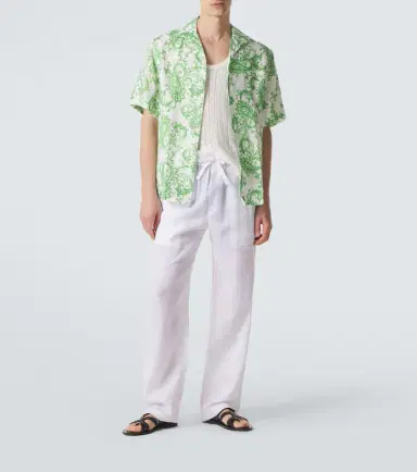 Etro Paisley linen shirt | Thumbnail 2
