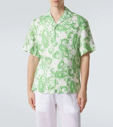 Etro Paisley linen shirt | Thumbnail 5