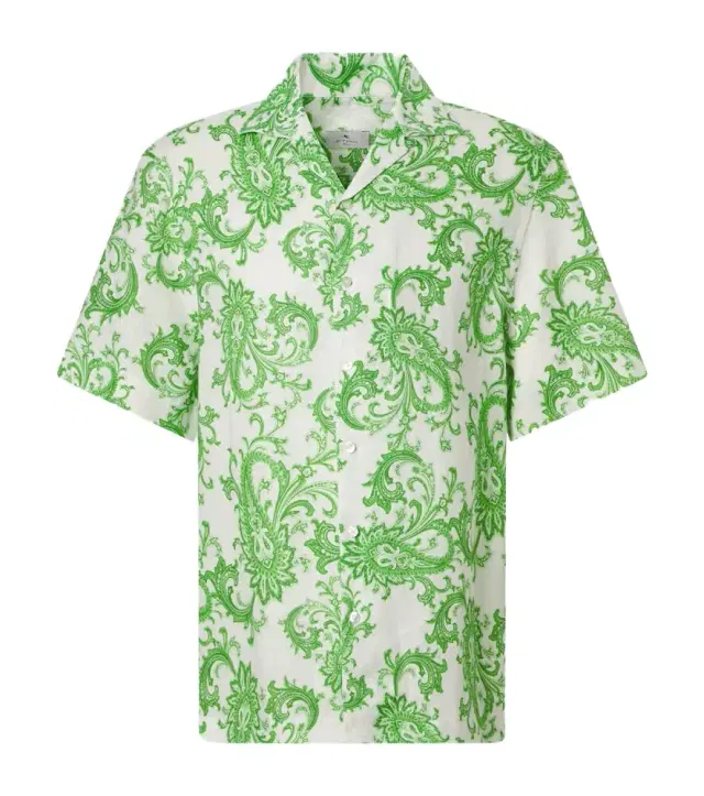 Paisley linen shirt