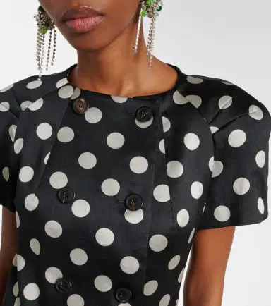 Dries Van Noten Polka-dot double-breasted blazer | Thumbnail 2 Dries Van Noten Polka-dot double-breasted blazer | Thumbnail 2
