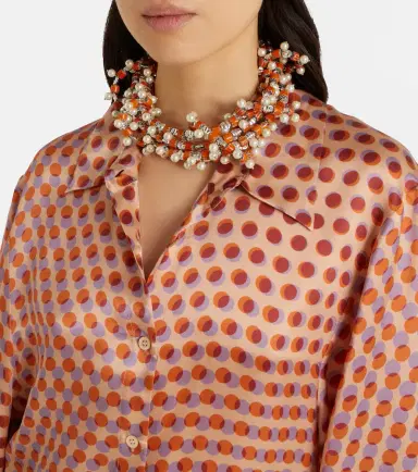 Dries Van Noten Polka-dot silk shirt | Thumbnail 5