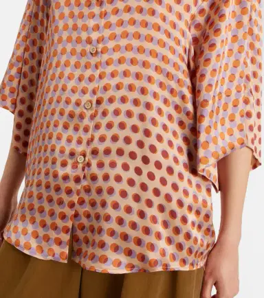 Dries Van Noten Polka-dot silk shirt | Thumbnail 6