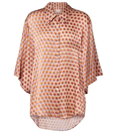 Dries Van Noten Polka-dot silk shirt | Thumbnail 1