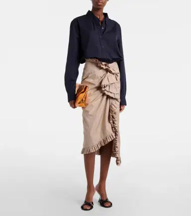 Dries Van Noten Oversized cotton poplin shirt | Thumbnail 3 Dries Van Noten Oversized cotton poplin shirt | Thumbnail 3