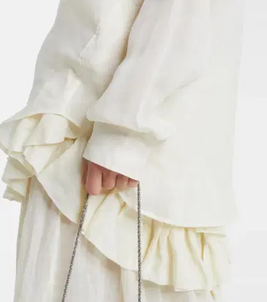 Dries Van Noten Oversized ramie shirt | Thumbnail 3 Dries Van Noten Oversized ramie shirt | Thumbnail 3