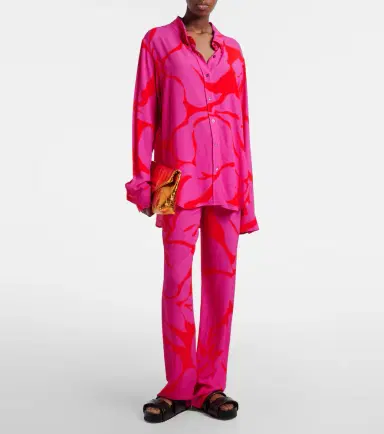 Dries Van Noten Floral oversized shirt | Thumbnail 3