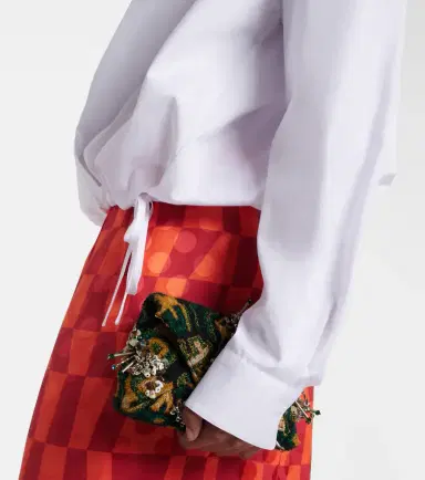 Dries Van Noten Draped cotton blouse | Thumbnail 2