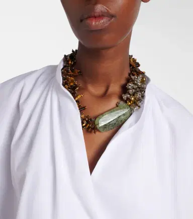Dries Van Noten Draped cotton blouse | Thumbnail 3