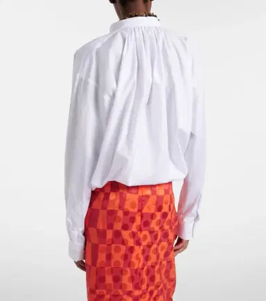 Dries Van Noten Draped cotton blouse | Thumbnail 5