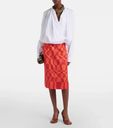 Dries Van Noten Draped cotton blouse | Thumbnail 6