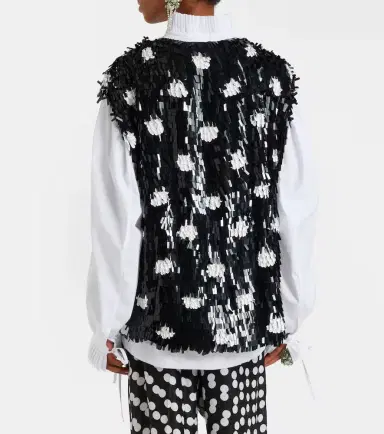 Dries Van Noten Cuzco sequined silk top | Thumbnail 2