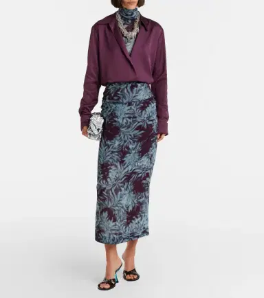 Dries Van Noten Celindra satin shirt | Thumbnail 3 Dries Van Noten Celindra satin shirt | Thumbnail 3