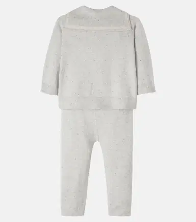 Bonpoint Baby Laslo cotton cardigan and pants set | Thumbnail 3