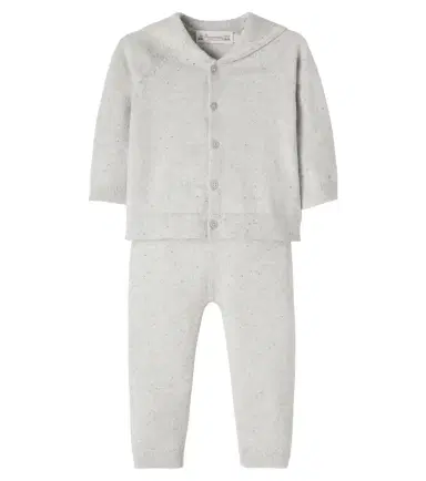 Bonpoint Baby Laslo cotton cardigan and pants set | Thumbnail 1