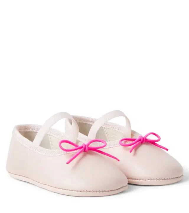 Baby Opera leather Mary Jane flats