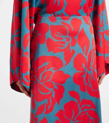 Dries Van Noten Floral pencil skirt | Thumbnail 4
