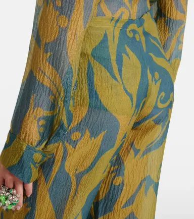 Dries Van Noten Pachas printed silk straight pants | Thumbnail 5