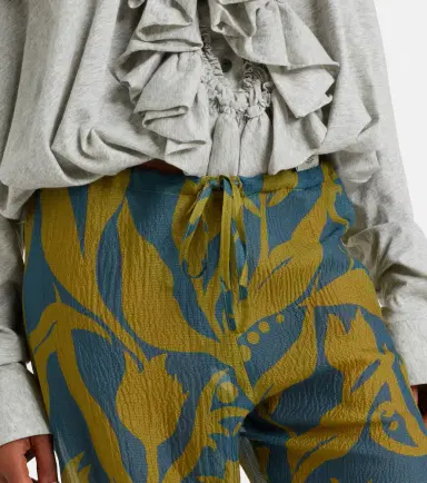 Dries Van Noten Pachas printed silk straight pants | Thumbnail 6