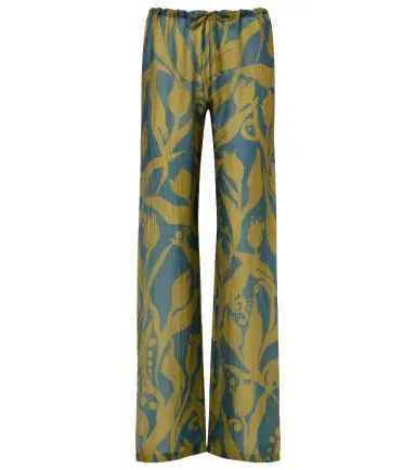 Dries Van Noten Pachas printed silk straight pants | Thumbnail 1