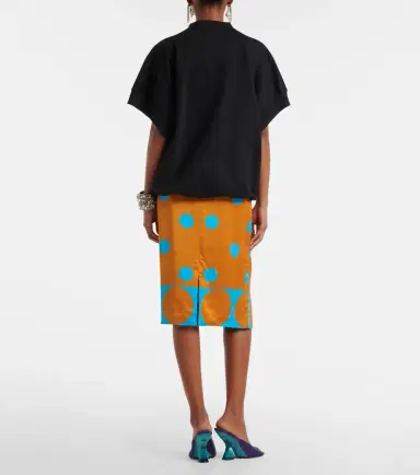 Dries Van Noten Polka-dot pencil skirt | Thumbnail 2