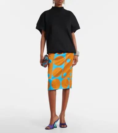 Dries Van Noten Polka-dot pencil skirt | Thumbnail 3