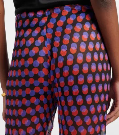 Dries Van Noten Polka-dot silk straight pants | Thumbnail 5