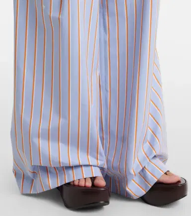 Dries Van Noten Striped cotton wide-leg pants | Thumbnail 5 Dries Van Noten Striped cotton wide-leg pants | Thumbnail 5