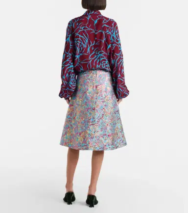 Dries Van Noten Brocade midi skirt | Thumbnail 2 Dries Van Noten Brocade midi skirt | Thumbnail 2