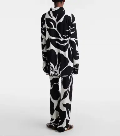 Dries Van Noten Floral straight pants | Thumbnail 2