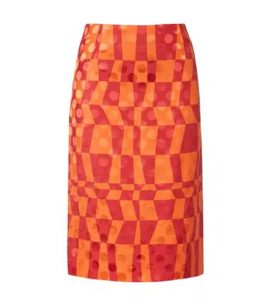 Dries Van Noten Satin jacquard midi skirt | Thumbnail 1 Dries Van Noten Satin jacquard midi skirt | Thumbnail 1