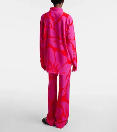 Dries Van Noten Floral straight pants | Thumbnail 3