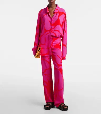 Dries Van Noten Floral straight pants | Thumbnail 4