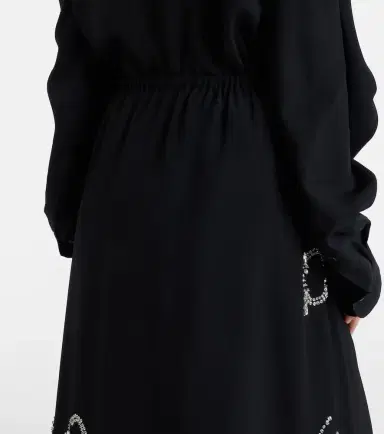 Dries Van Noten Embellished ruffled midi skirt | Thumbnail 2