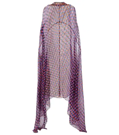 Dries Van Noten Polka-dot silk satin midi dress | Thumbnail 1