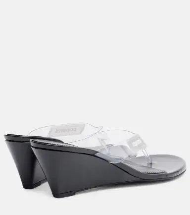 Coperni Logo PVC wedge thong sandals | Thumbnail 3