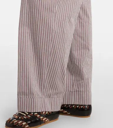Dries Van Noten Striped cotton and silk pants | Thumbnail 2 Dries Van Noten Striped cotton and silk pants | Thumbnail 2