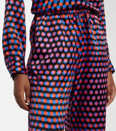 Dries Van Noten Polka-dot silk wide-leg pants | Thumbnail 5
