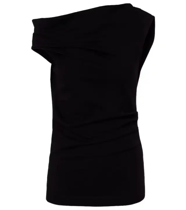 Dries Van Noten Asymmetric cotton top