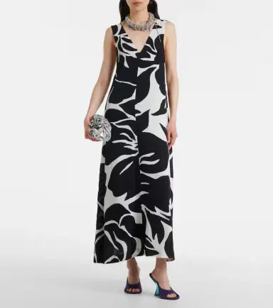 Dries Van Noten Printed maxi dress | Thumbnail 4