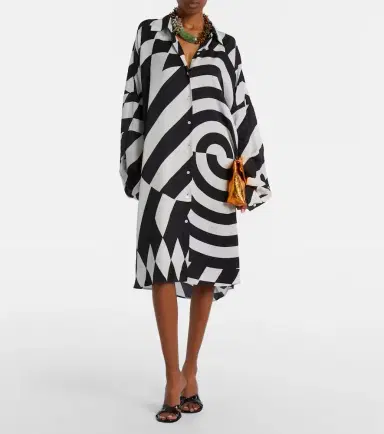 Dries Van Noten Printed shirt dress | Thumbnail 2