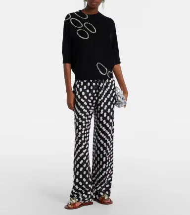 Dries Van Noten Embellished wool sweater | Thumbnail 2