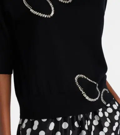 Dries Van Noten Embellished wool sweater | Thumbnail 4