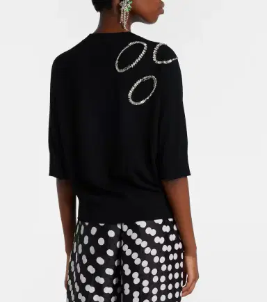Dries Van Noten Embellished wool sweater | Thumbnail 6
