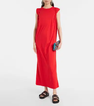 Dries Van Noten Cotton midi dress | Thumbnail 2