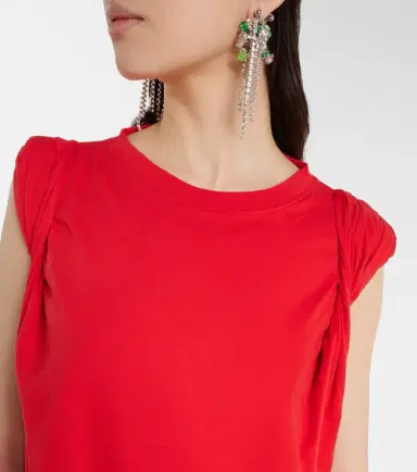 Dries Van Noten Cotton midi dress | Thumbnail 3