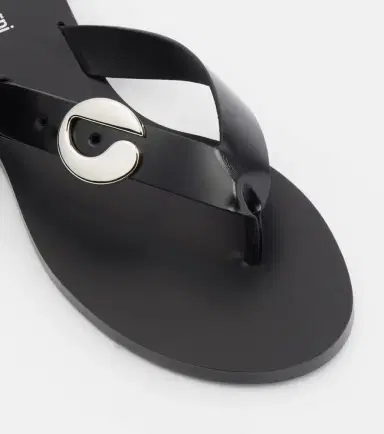 Coperni Logo leather thong sandals | Thumbnail 2 Coperni Logo leather thong sandals | Thumbnail 2