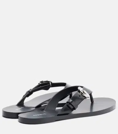 Coperni Logo leather thong sandals | Thumbnail 3 Coperni Logo leather thong sandals | Thumbnail 3